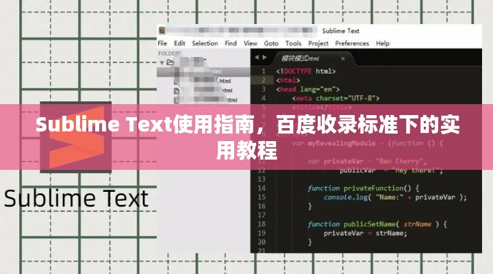 Sublime Text使用指南，百度收录标准下的实用教程